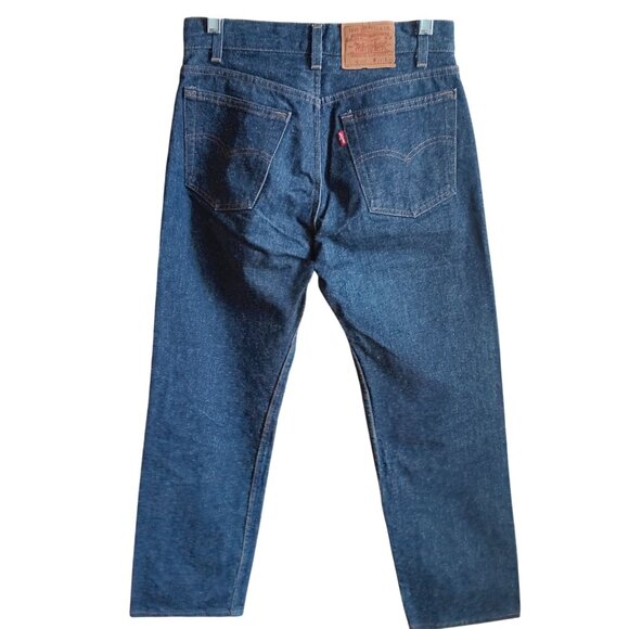 Vintage 80's 29x28 Fit 29x30 Tag Levi's 501 701-0177 Buttonfly Denim Jeans USA - Picture 1 of 11